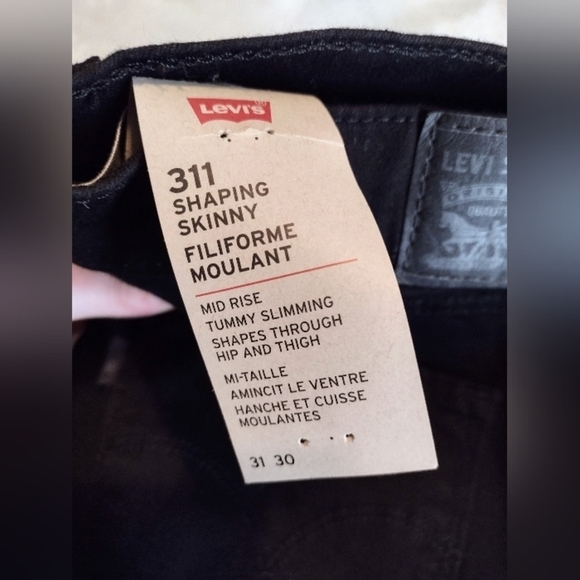 NWT  Levi 311 Shaping Skinny Jeans 31 × 30 Size 30 Tummy Slimming Mid Rise - Picture 8 of 10